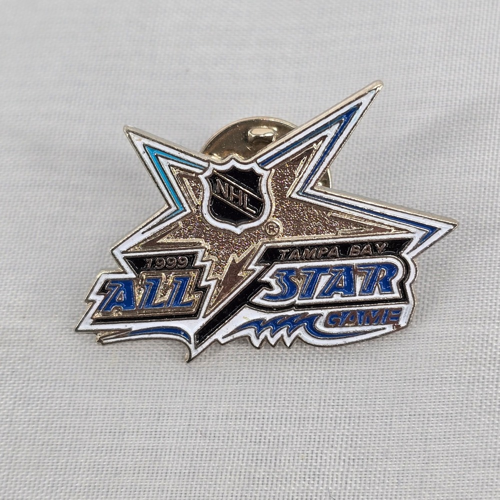 Vintage 1999 NHL All Star Game Tampa Bay Lapel Pin Peter David Inc Hockey‎ Fan